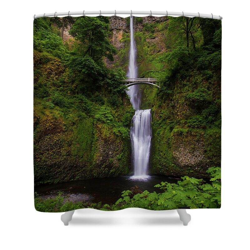 Multnomah Falls Shower Curtain featuring the photograph Multnomah Mornings by Ryan Smith