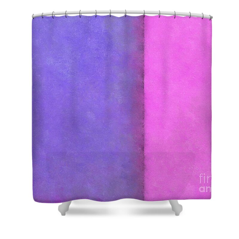 Abstract Art Shower Curtain featuring the painting Mystery by Jack White