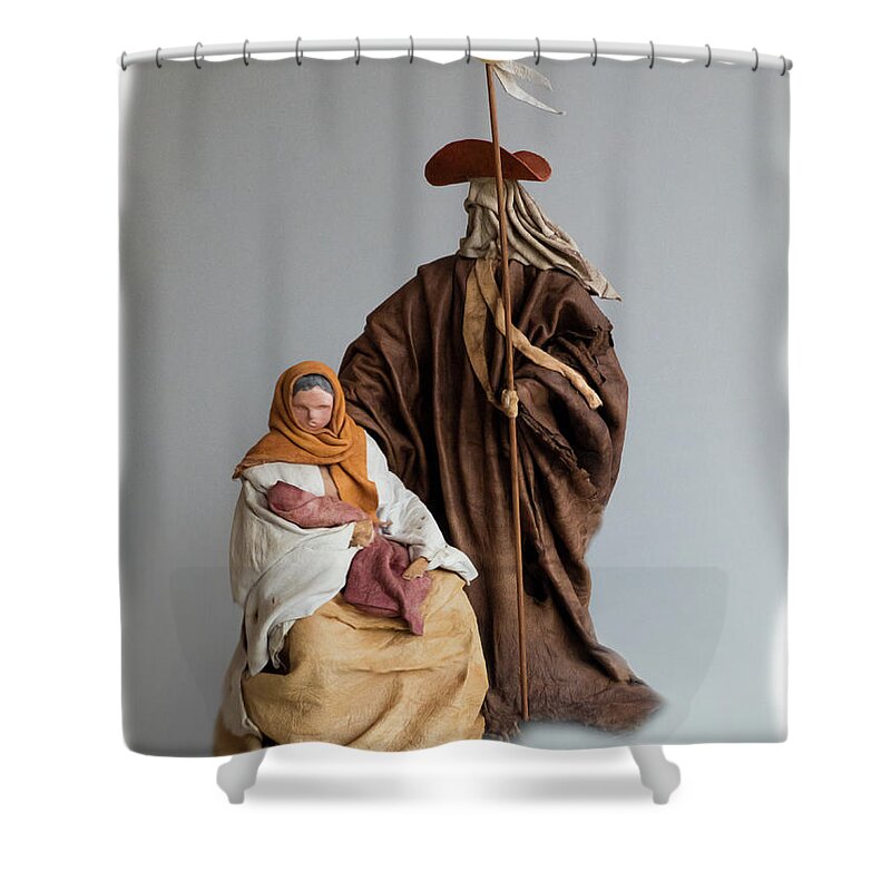 Artist Shower Curtain featuring the photograph Nativity Scene From Pirates Of The Caribbean? by Al Bourassa