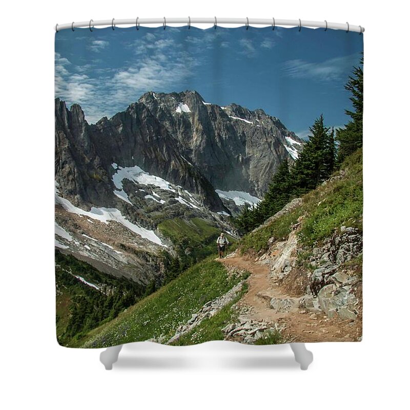 North Cascades Shower Curtain featuring the photograph Natural Cathedral by Doug Scrima