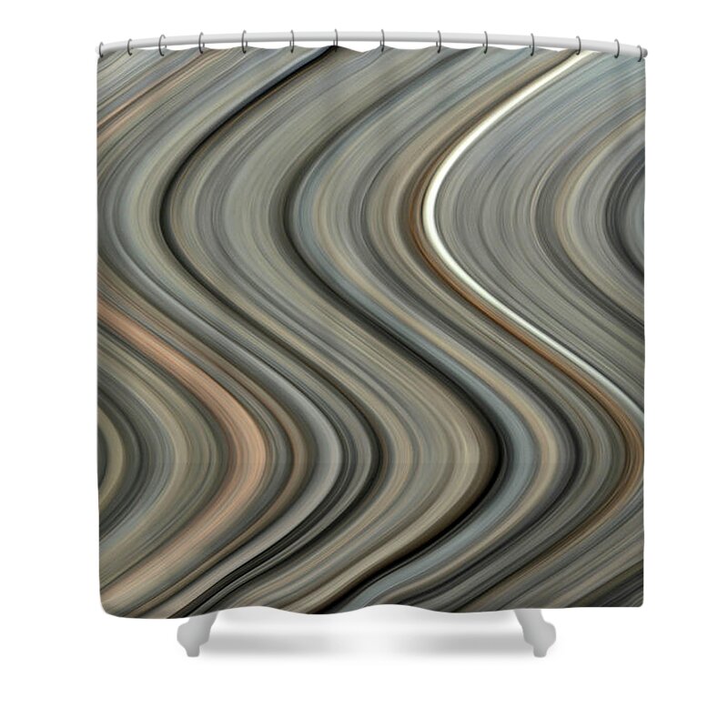 Illusions Shower Curtain featuring the photograph Natural Curves by Whispering Peaks Photography