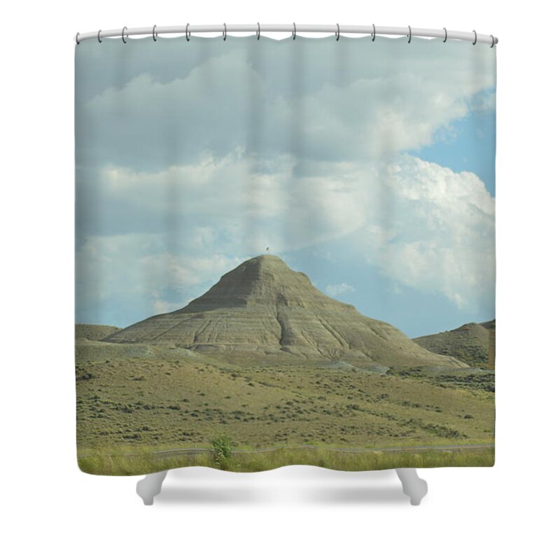  Shower Curtain featuring the photograph Natural Pyramid by Michelle Hoffmann