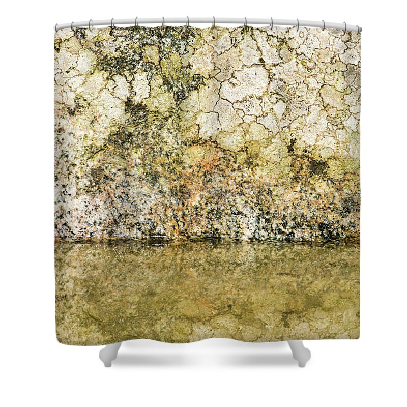 Background Shower Curtain featuring the photograph Natural stone background by Torbjorn Swenelius