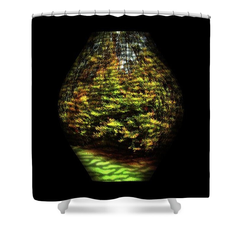 Nature Shower Curtain featuring the photograph Nature Vase 1 by Angie Tirado