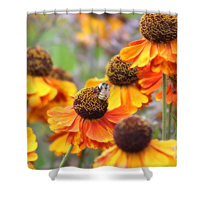 Yellow Shower Curtain featuring the photograph Nature's Beauty 89 by Deena Withycombe