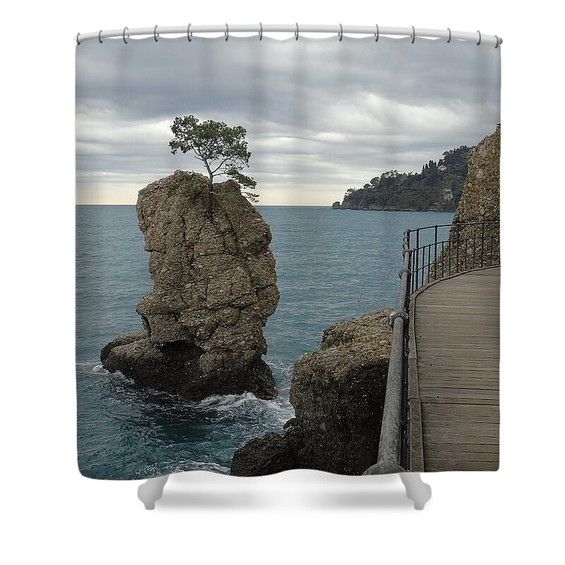 Portofino Shower Curtain featuring the photograph Natursl by Yohana Negusse