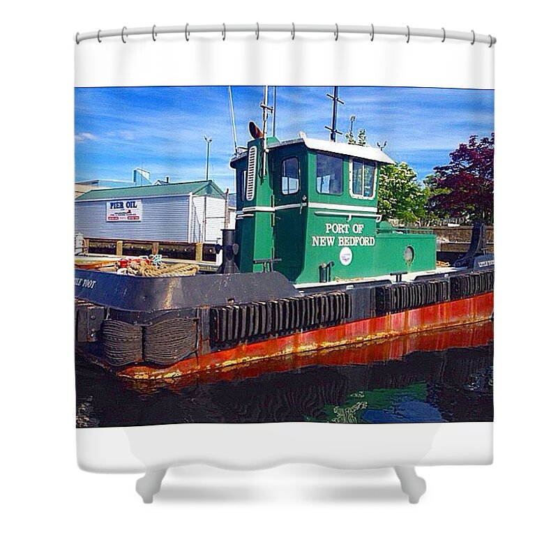 New England Shower Curtain featuring the photograph Little Toot by Kate Arsenault 