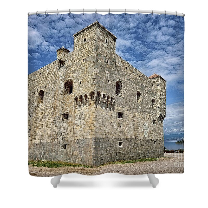 Top Artist Shower Curtain featuring the photograph Nehaj Fortress by Norman Gabitzsch