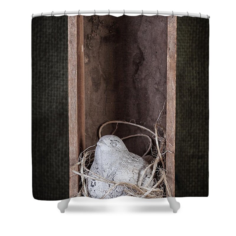 Art Shower Curtain featuring the photograph Nesting Bird Still Life by Tom Mc Nemar