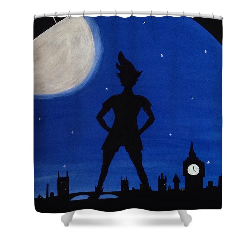 Peterpan Shower Curtain featuring the photograph Never Grow Up by Annie Walczyk
