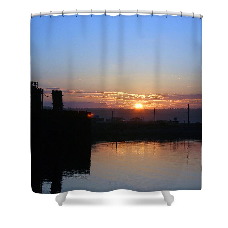 Sunrise Shower Curtain featuring the photograph New Beginnings - Keystone Sunrise SR 1003 by Mary Gaines
