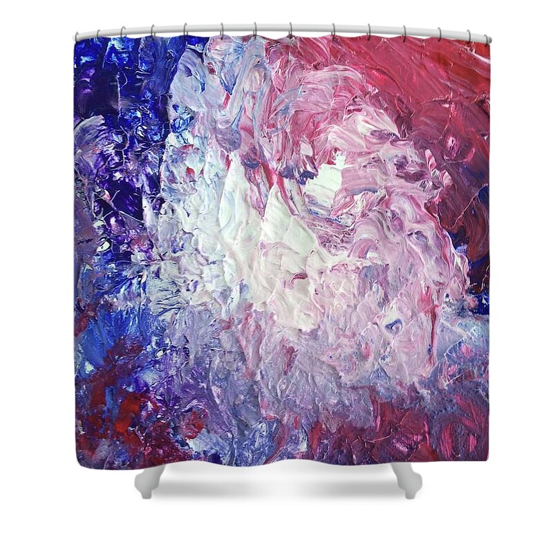 New Eyes Shower Curtain featuring the painting New Eyes by Sarahleah Hankes