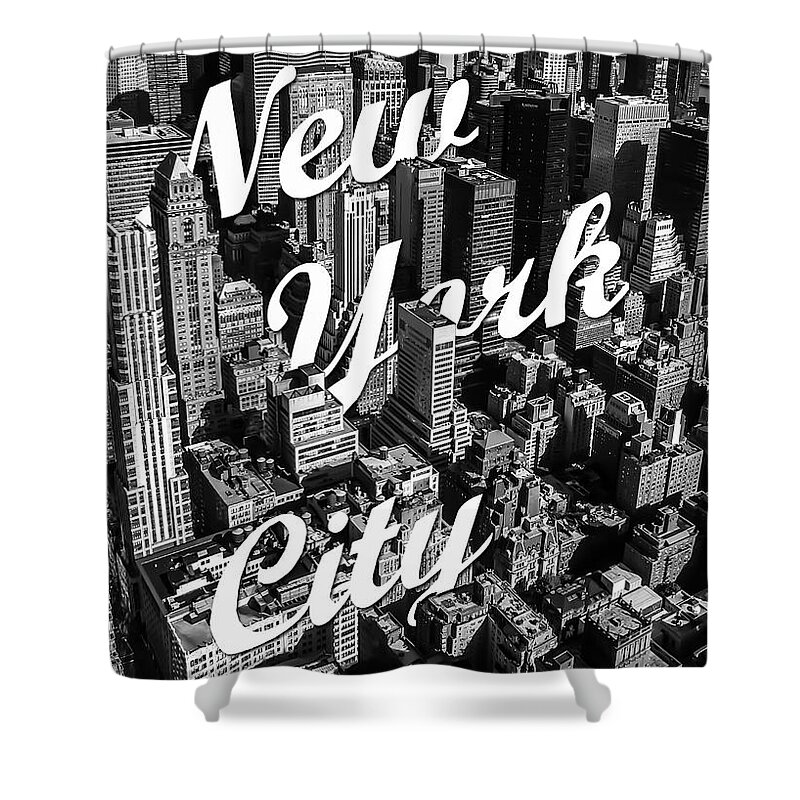 New York Newyork Shower Curtains