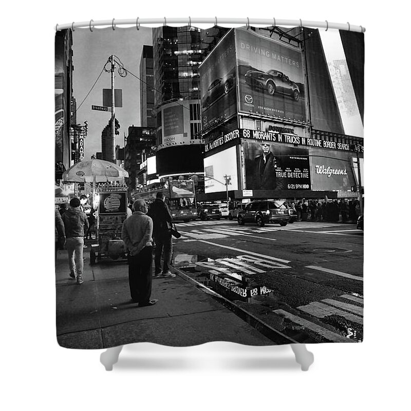 New York Shower Curtain featuring the photograph New York, New York 1 by Ron Cline