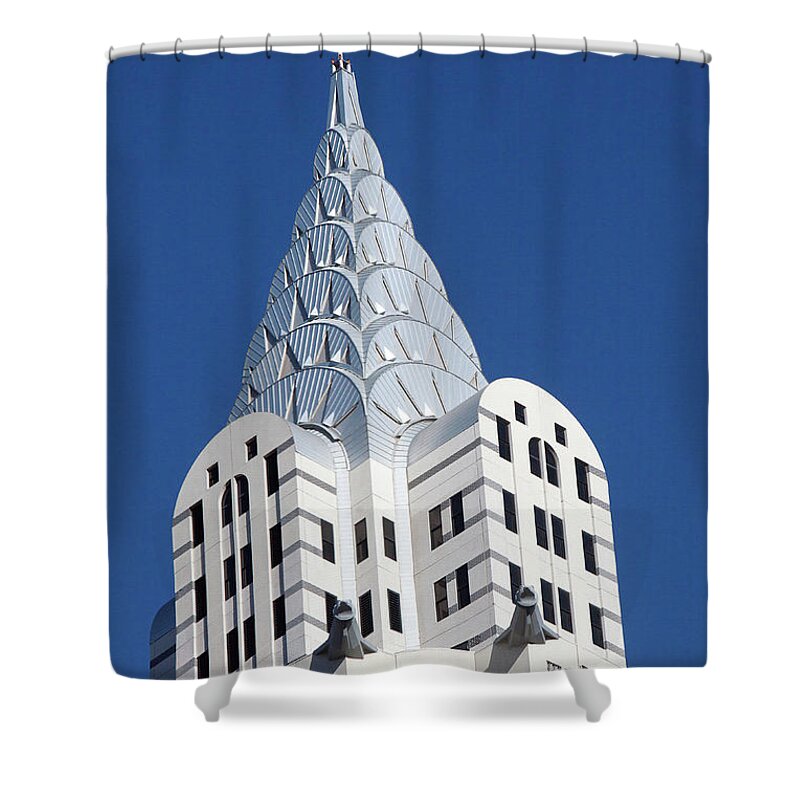 Art Block Collections Shower Curtain featuring the photograph New York-New York - Las Vegas by Art Block Collections