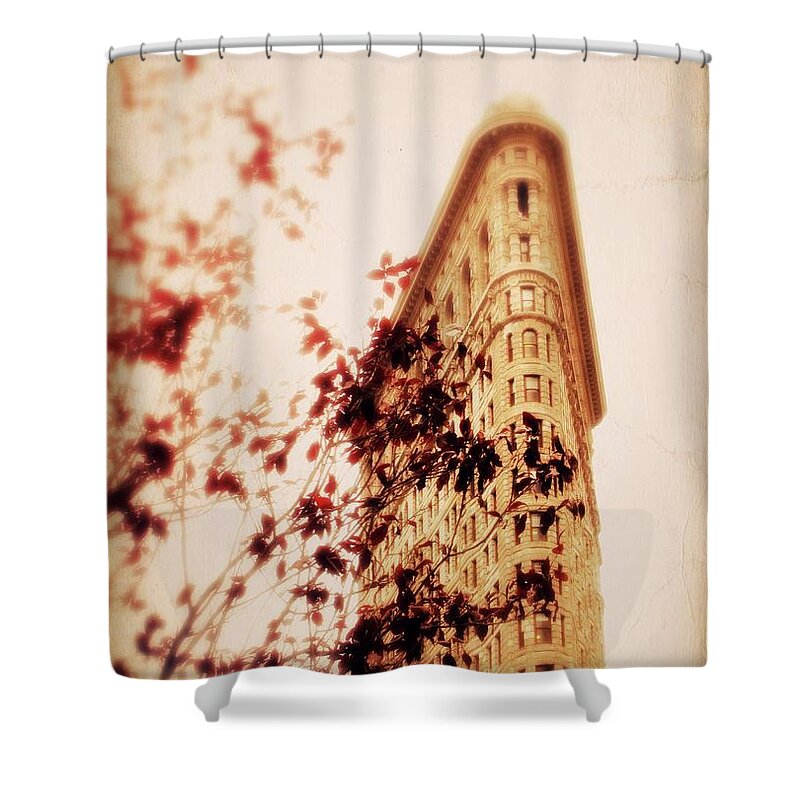 Flatiron Building Shower Curtain featuring the photograph New York Nostalgia by Jessica Jenney