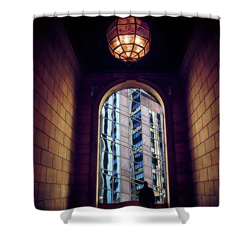 Room Shower Curtain featuring the photograph New York Perspective by Jessica Jenney