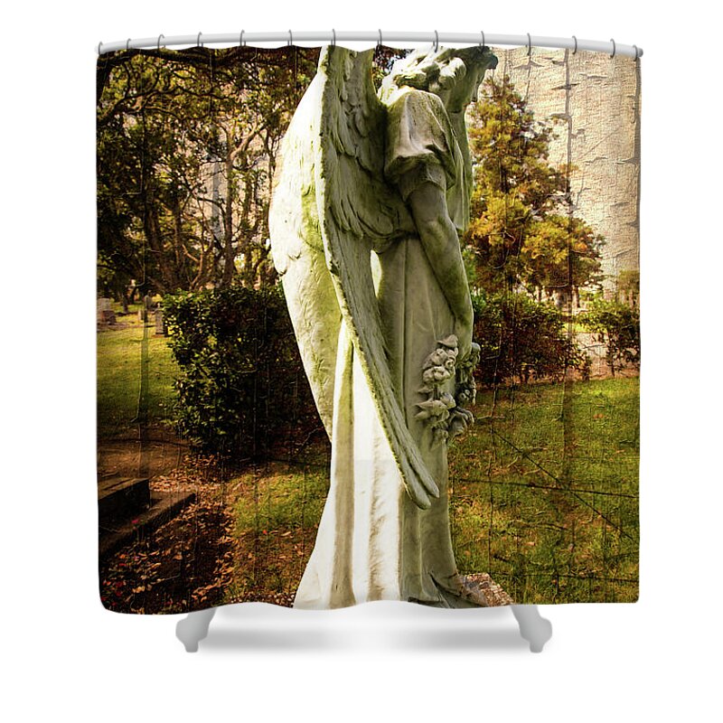 New Zealand Shower Curtain featuring the photograph New Zealand Angel by Kathryn McBride