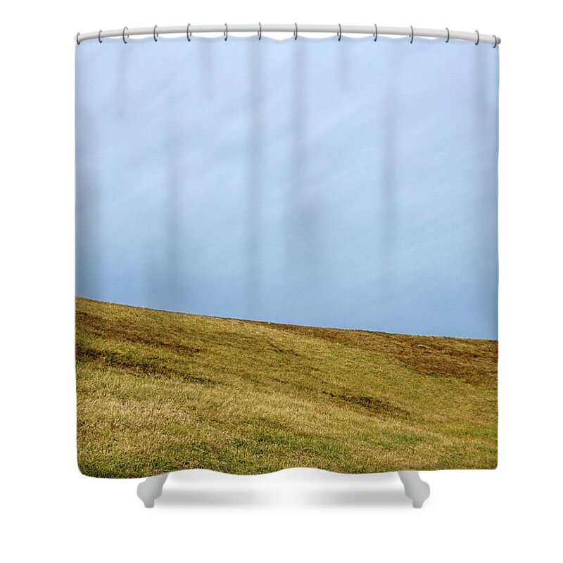 De Shower Curtain featuring the photograph Newark Reservoir #04541 by Raymond Magnani