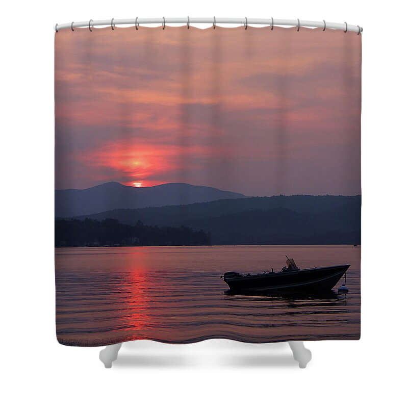 Lake Sunrise Shower Curtains