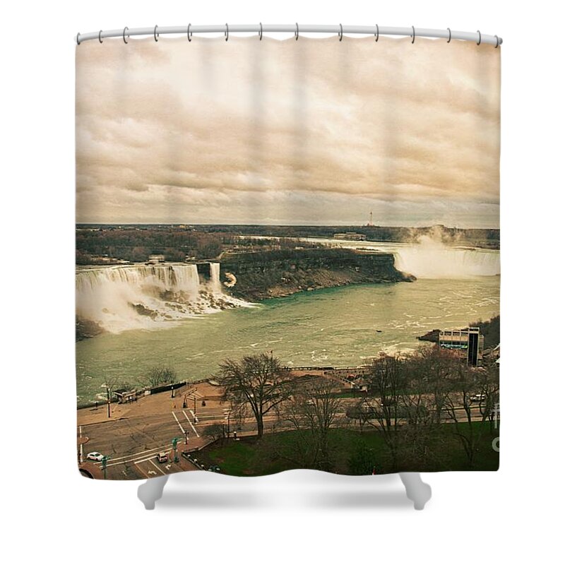 Niagara Falls Shower Curtain featuring the photograph Niagara Falls by Mary Machare