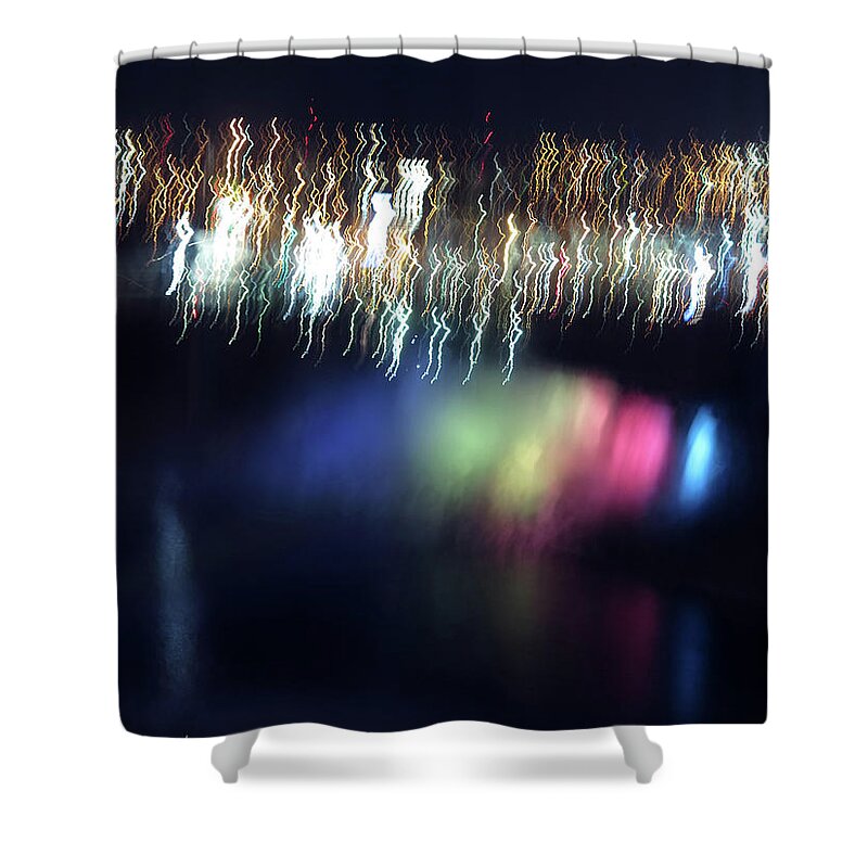 Corday Shower Curtain featuring the photograph Light Paintings - Ascension by Kathy Corday