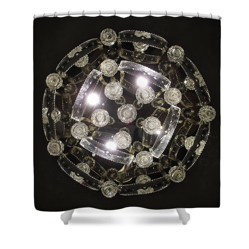 Chandelier Shower Curtain featuring the photograph Nice Monte Carlo 02 by Annette Hadley
