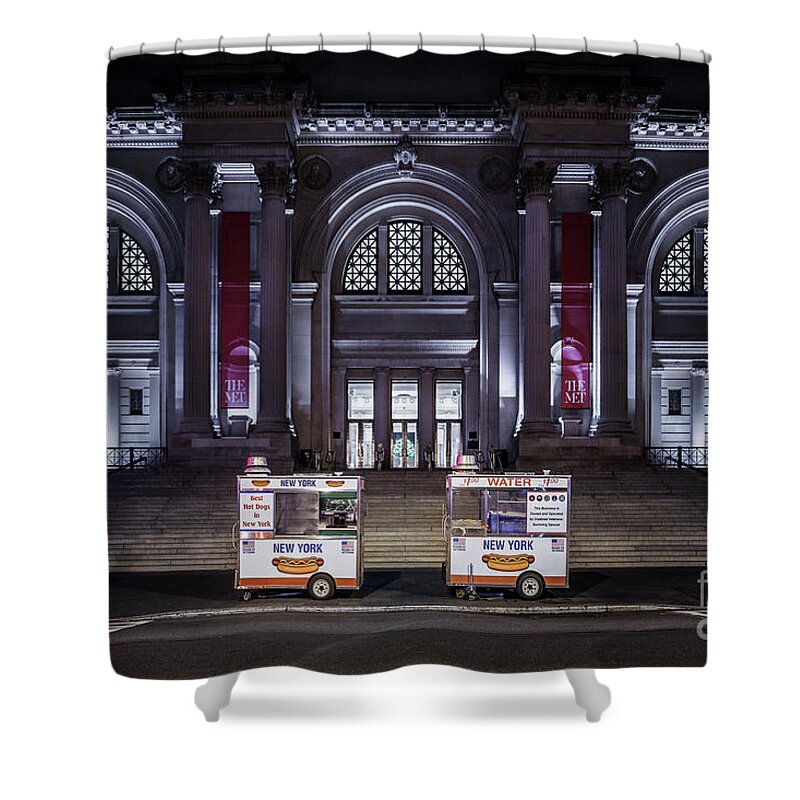 Kremsdorf Shower Curtain featuring the photograph Night At A Museum by Evelina Kremsdorf