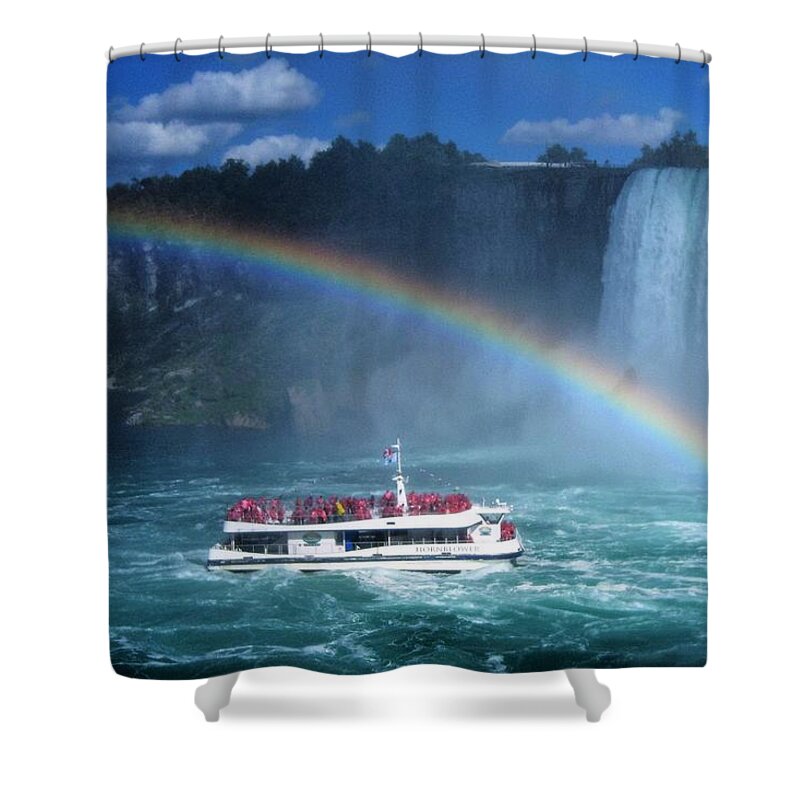 Water Shower Curtain featuring the photograph No Pot of Gold by Charles HALL