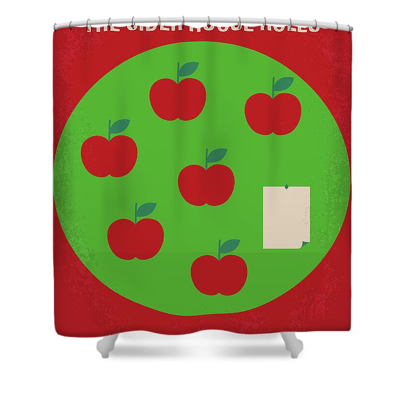 The Shower Curtain featuring the digital art No807 My The Cider House rules minimal movie poster by Chungkong Art