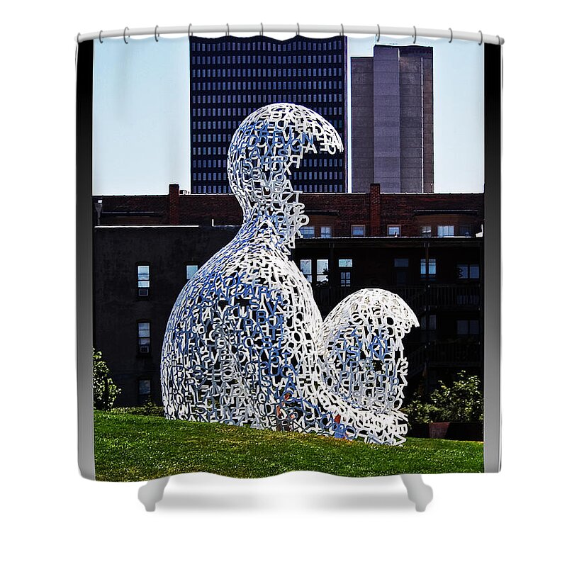 Nomade Shower Curtain featuring the photograph Nomade in Des Moines by Farol Tomson