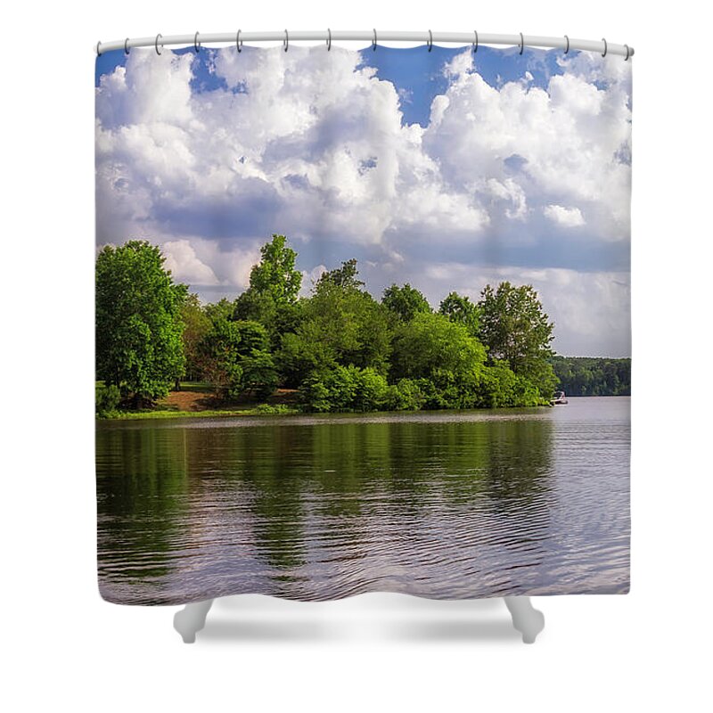 Lake Shower Curtain featuring the photograph North Carolina Lake by David Palmer