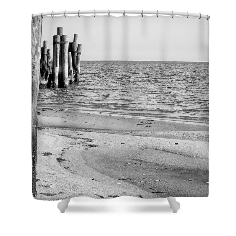 Sound Shower Curtain featuring the photograph North Carolina Soundscape by Bob Decker