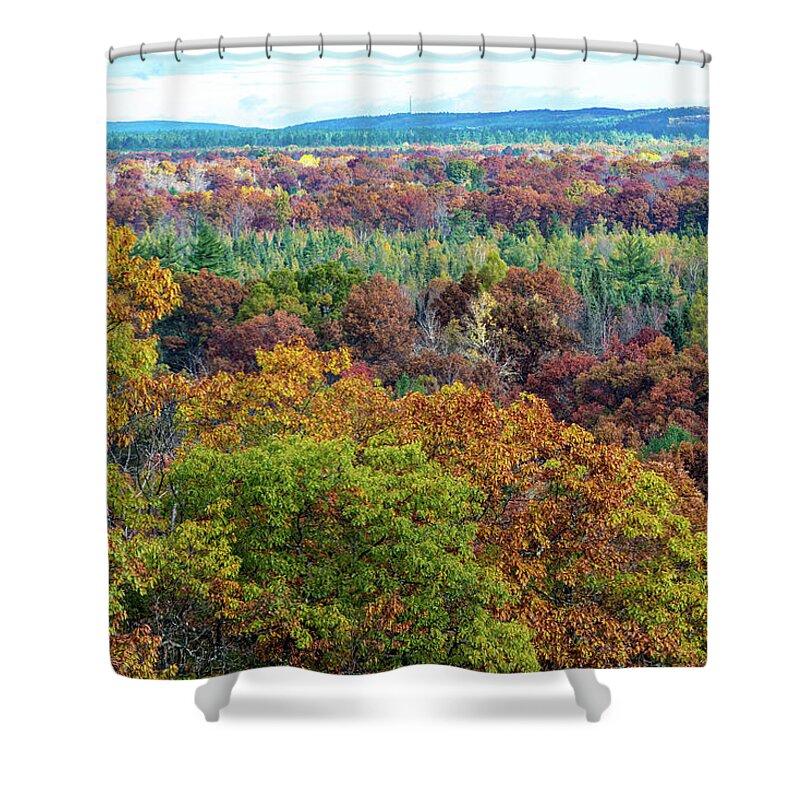 Landscape Shower Curtain featuring the photograph Northern Michigan Fall by Paul Johnson