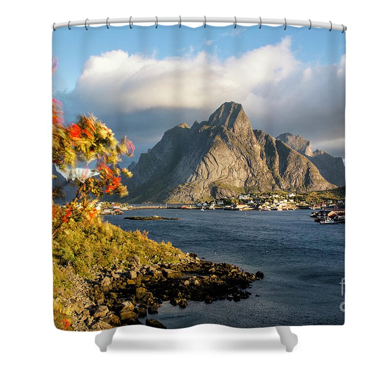 Norway Shower Curtain featuring the photograph Norway Overlook by Timothy Hacker