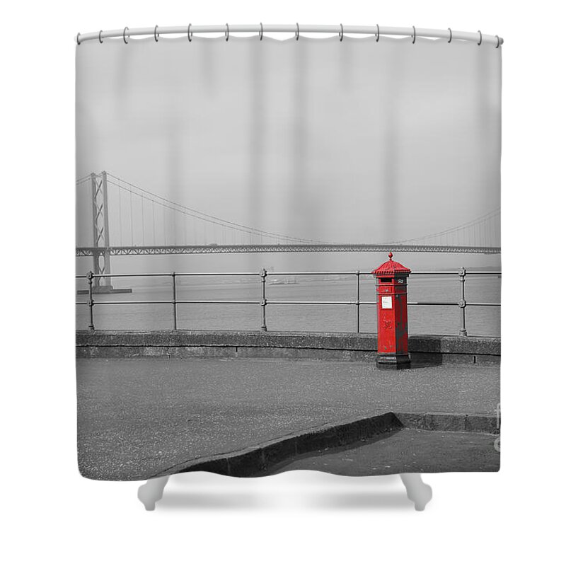 South Queensferry Embankment Shower Curtain featuring the photograph Nostalgia IV by Elena Perelman
