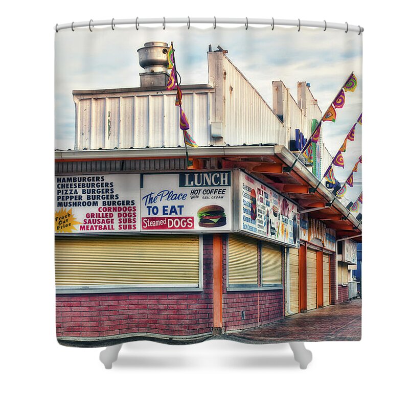 Arcade Shower Curtain featuring the photograph Nostalgic Arcade by Richard Bean