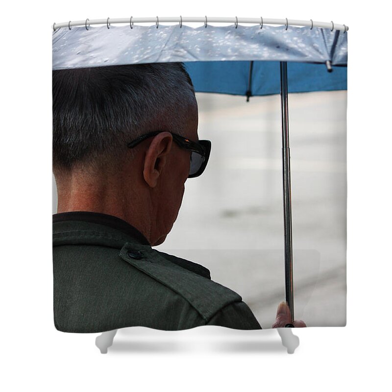 Street Photography Shower Curtain featuring the photograph Not me by J C