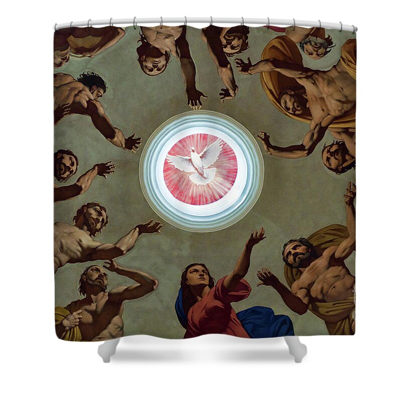Noto Shower Curtain featuring the photograph Noto Cathedral by Silva Wischeropp