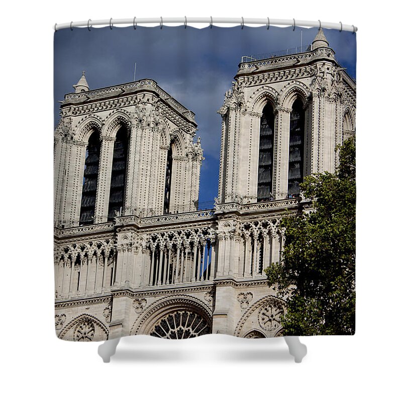 Notre Dame Shower Curtain featuring the photograph Notre Dame by Ivete Basso Photography
