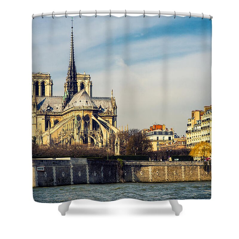 Notre Dame Shower Curtain featuring the photograph Notre Dame by James Billings