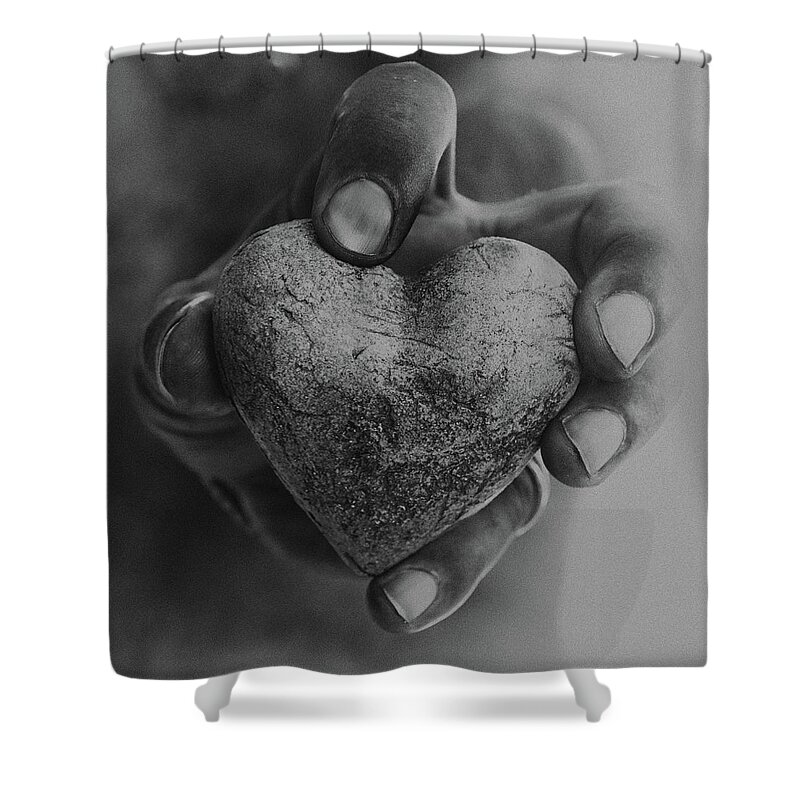 Stone Shower Curtain featuring the photograph Now it's yours by Stelios Kleanthous