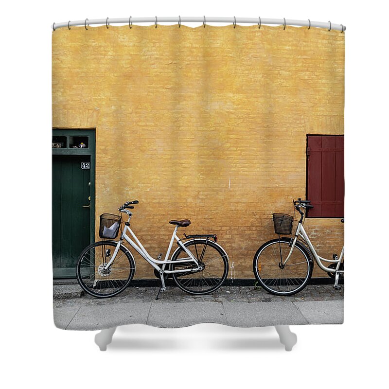 Copenhagen Shower Curtain featuring the photograph Nybroder by Steven Richman