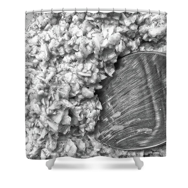 Oatmeal Shower Curtain featuring the photograph Oatmeal by Robert Knight