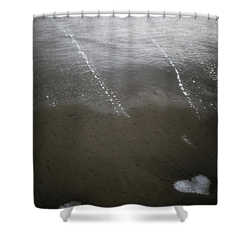 Heart Shower Curtain featuring the photograph Ocean Heart by Lara Morrison