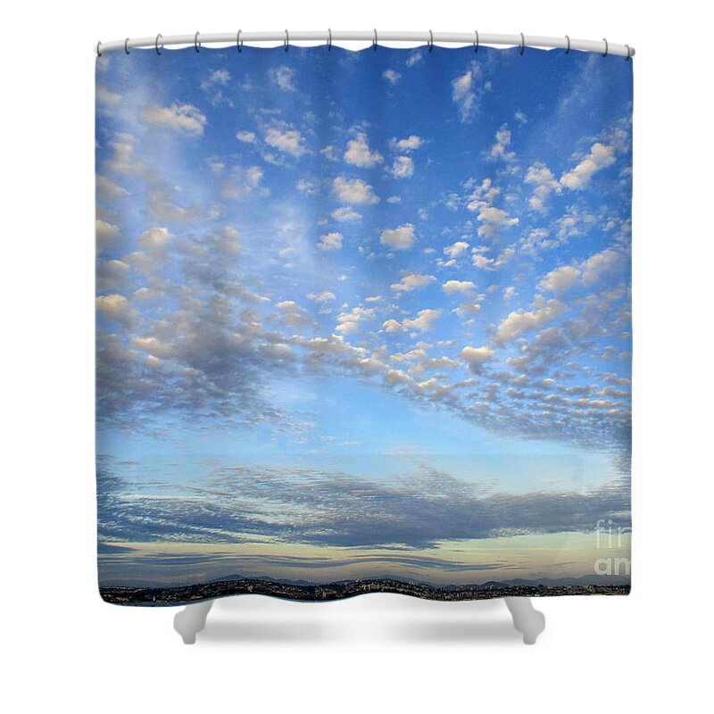 Sunrise Shower Curtain featuring the photograph Ocean Sunrise 11 by Randall Weidner