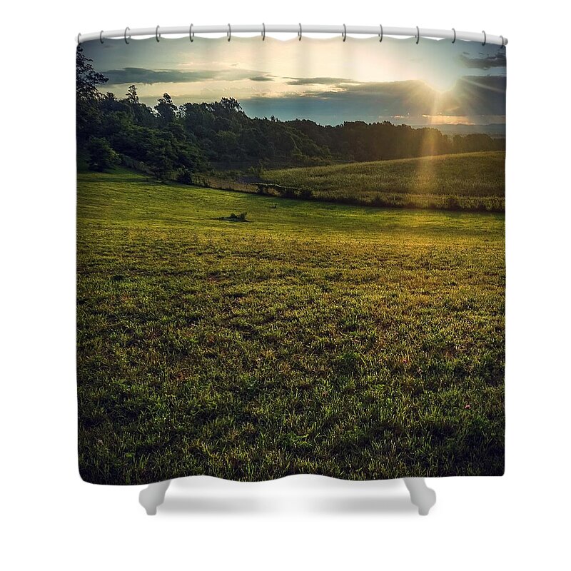  Shower Curtain featuring the photograph Oh what a beautiful morning by Kendall McKernon