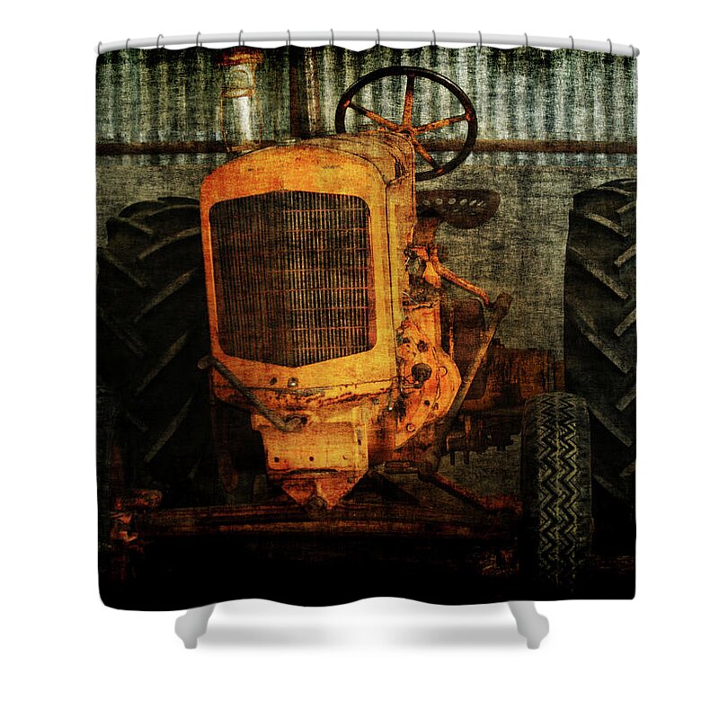 Tractors Shower Curtain featuring the photograph Ol Yeller by Ernest Echols
