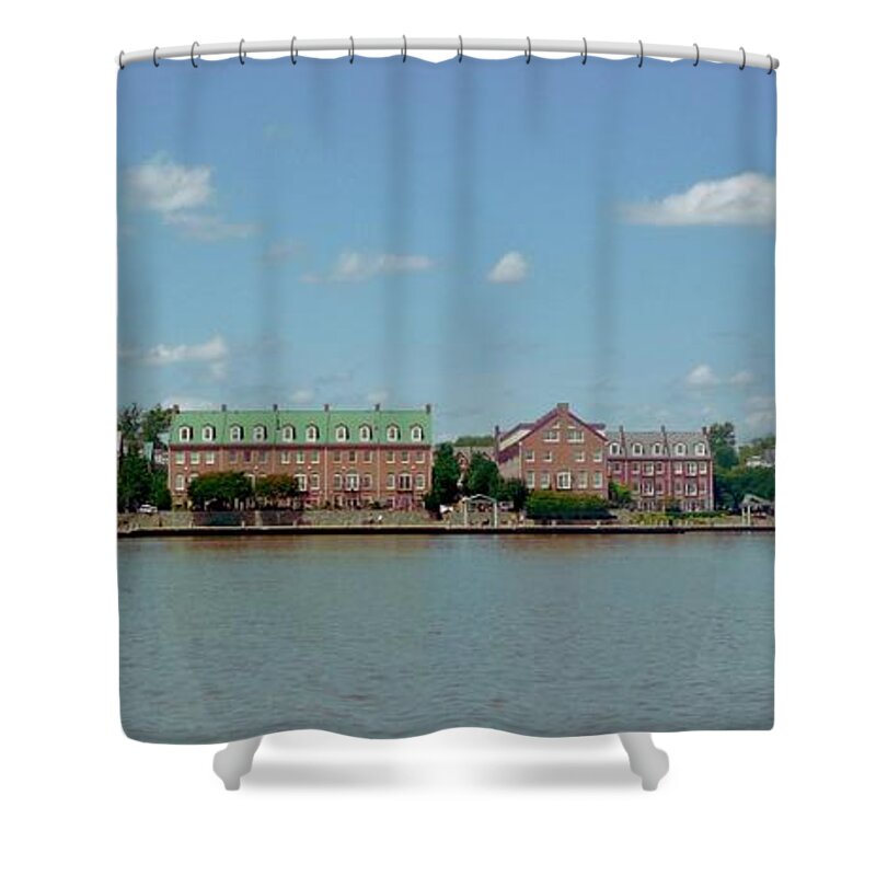  Old Alexandria Shower Curtain featuring the photograph Old Alexandria VA by Margie Avellino