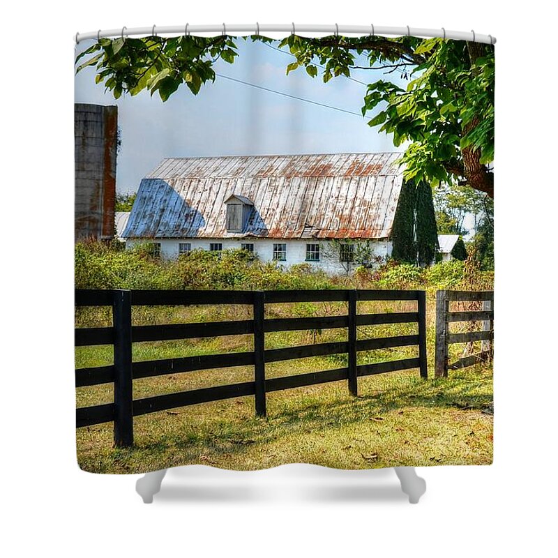 Barn Shower Curtain featuring the photograph Old Barn by Ronda Ryan